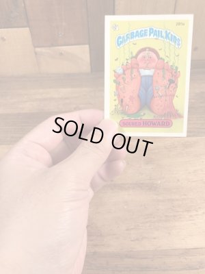 Topps社製のガーベッジペイルキッズの80’sヴィンテージカードシール