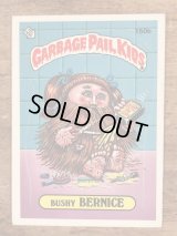 Topps Garbage Pail Kids “Bushy Bernice” Sticker Card 150b　ガーベッジペイルキッズ　ビンテージ　ステッカーカード　80年代