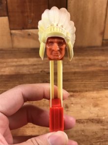 他の写真2: “Indian Chief” No Feet Pez Dispenser　インディアンチーフ　ビンテージ　ペッツ　足無し　60〜70年代