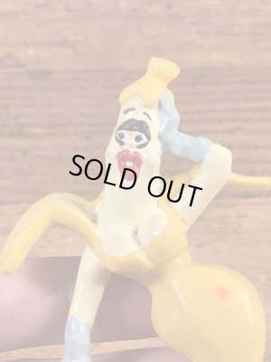 カリフォルニアレーズンのバナナホワイトの80年代ビンテージPVCフィギュア