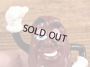 企業キャラクターのカリフォルニアレーズンの80年代ビンテージPVCフィギュア