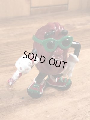 カリフォルニアレーズンのキャンディケーンの80年代ビンテージPVCフィギュア