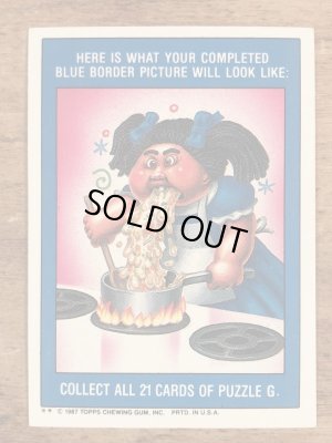 Topps社製のガーベッジペイルキッズの80’sヴィンテージカードシール