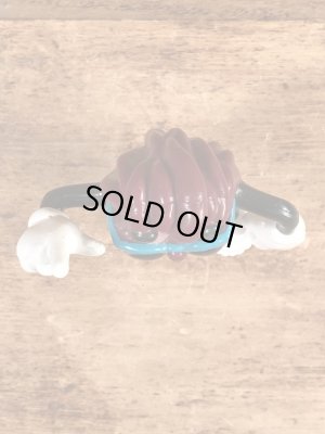 カリフォルニアレーズンのターコイズサングラスの80年代ビンテージPVCフィギュア