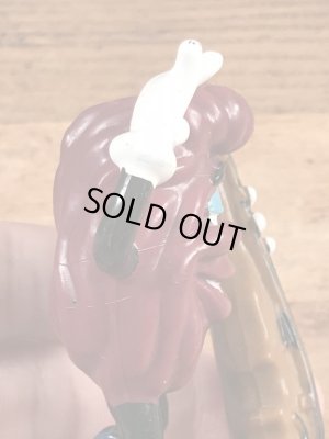 カリフォルニアレーズンのウッドベースの80年代ビンテージPVCフィギュア