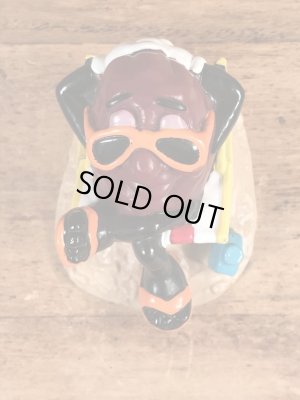 カリフォルニアレーズンのビーチシリーズの80年代ビンテージPVCフィギュア