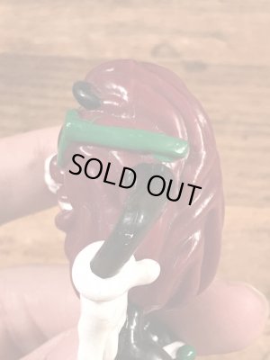 カリフォルニアレーズンのキャンディケーンの80年代ビンテージPVCフィギュア