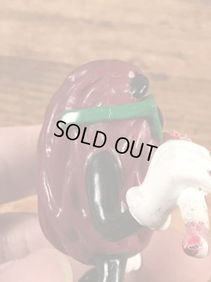 カリフォルニアレーズンのキャンディケーンの80年代ビンテージPVCフィギュア