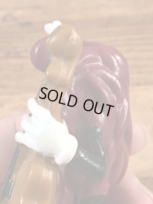 カリフォルニアレーズンのウッドベースの80年代ビンテージPVCフィギュア