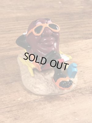 カリフォルニアレーズンのビーチシリーズの80年代ビンテージPVCフィギュア