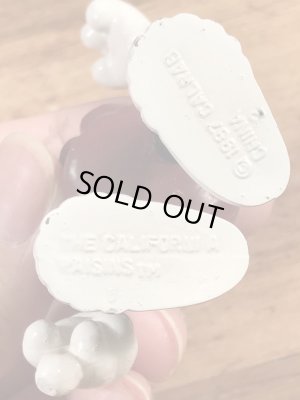 企業キャラクターのカリフォルニアレーズンズの80’sヴィンテージPVCフィギュア