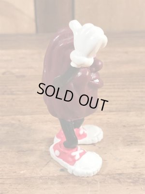 企業キャラクターのカリフォルニアレーズンの80年代ビンテージPVCフィギュア