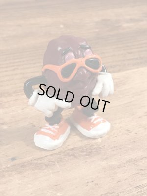 企業キャラクターのカリフォルニアレーズンの80年代ビンテージPVCフィギュア