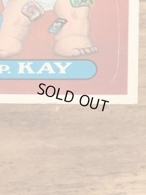 Topps社製のガーベッジペイルキッズの80’sヴィンテージカードシール