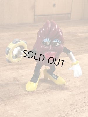 アドバタイジングキャラクターのカリフォルニアレーズンの80年代ビンテージPVCフィギュア