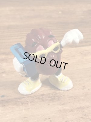 ハーディーズから配布されたカリフォルニアレーズンの80年代ビンテージPVCフィギュア