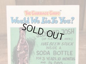 Topps社製のガーベッジペイルキッズの80’sヴィンテージカードシール