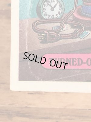 トップス社製のガーベッジペイルキッズの80年代ビンテージステッカーカード