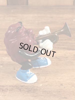 アドバタイジングキャラクターのカリフォルニアレーズンの80年代ビンテージPVCフィギュア