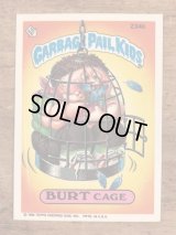 Topps Garbage Pail Kids “Burt Cage” Sticker Card 234b　ガーベッジペイルキッズ　ビンテージ　ステッカーカード　80年代