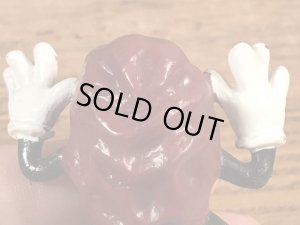 企業キャラクターのカリフォルニアレーズンズの80’sヴィンテージPVCフィギュア