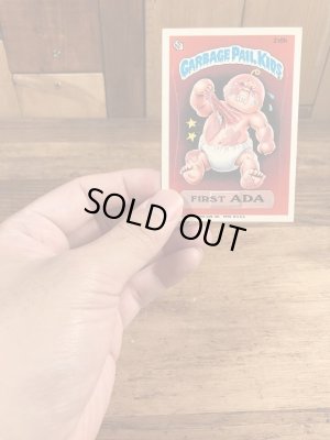 Topps社製のガーベッジペイルキッズの80’sヴィンテージカードシール