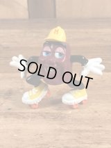 Applause California Raisins “Rollin' Rollo” PVC Figure　カリフォルニアレーズンズ　ビンテージ　PVCフィギュア　ローラースケート　80年代