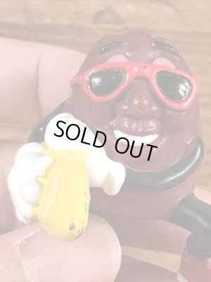 カリフォルニアレーズンのサーフボードの80年代ビンテージPVCフィギュア