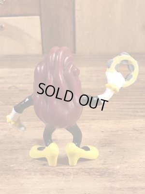 企業キャラクターのカリフォルニアレーズンズの80’sヴィンテージPVCフィギュア