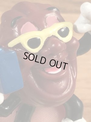 ハーディーズから配布されたカリフォルニアレーズンの80年代ビンテージPVCフィギュア