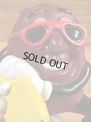 カリフォルニアレーズンのサーフボードの80年代ビンテージPVCフィギュア