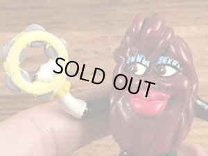 アドバタイジングキャラクターのカリフォルニアレーズンの80年代ビンテージPVCフィギュア
