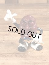 Applause California Raisins “Microphone Singer” PVC Figure　カリフォルニアレーズンズ　ビンテージ　PVCフィギュア　ボーカル　80年代