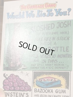 Topps社製のガーベッジペイルキッズの80’sヴィンテージカードシール