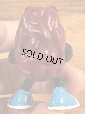 アドバタイジングキャラクターのカリフォルニアレーズンの80年代ビンテージPVCフィギュア