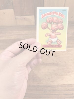 Topps社製のガーベッジペイルキッズの80’sヴィンテージカードシール