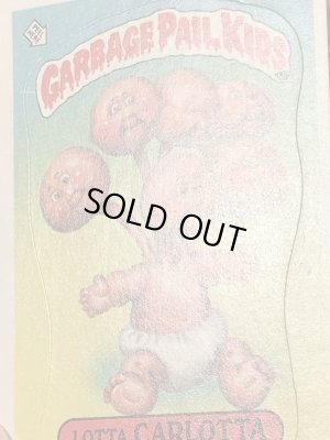 Topps社製のガーベッジペイルキッズの80’sヴィンテージカードシール