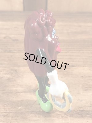 カリフォルニアレーズンのタンバリンを持った女の80年代ビンテージPVCフィギュア