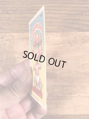 トップス社製のガーベッジペイルキッズの80年代ビンテージステッカーカード