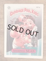 Topps Garbage Pail Kids “Shorned Sean” Sticker Card 161a　ガーベッジペイルキッズ　ビンテージ　ステッカーカード　80年代