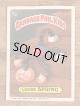 Topps Garbage Pail Kids “Loose Spring” Sticker Card 222b　ガーベッジペイルキッズ　ビンテージ　ステッカーカード　80年代