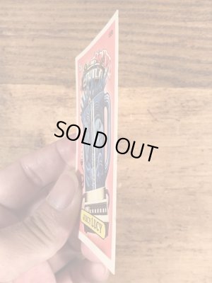 トップス社製のガーベッジペイルキッズの80年代ビンテージステッカーカード