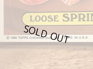 Topps社製のガーベッジペイルキッズの80’sヴィンテージカードシール