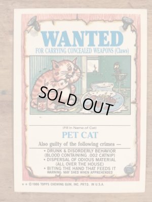 Topps社製のガーベッジペイルキッズの80’sヴィンテージカードシール