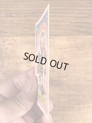 トップス社製のガーベッジペイルキッズの80年代ビンテージステッカーカード