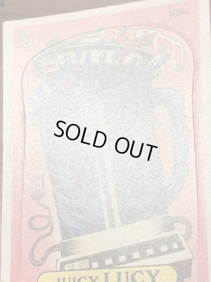 トップス社製のガーベッジペイルキッズの80年代ビンテージステッカーカード