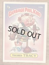 Topps Garbage Pail Kids “Trashed Tracy” Sticker Card 129b　ガーベッジペイルキッズ　ビンテージ　ステッカーカード　80年代