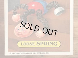 Topps社製のガーベッジペイルキッズの80’sヴィンテージカードシール