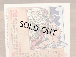 Topps社製のガーベッジペイルキッズの80’sヴィンテージカードシール