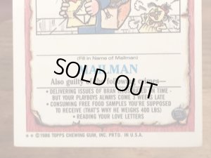 Topps社製のガーベッジペイルキッズの80’sヴィンテージカードシール